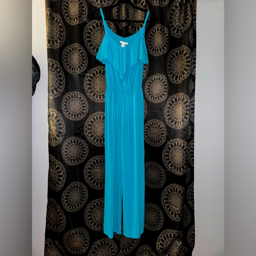 Teal Jumpsuit